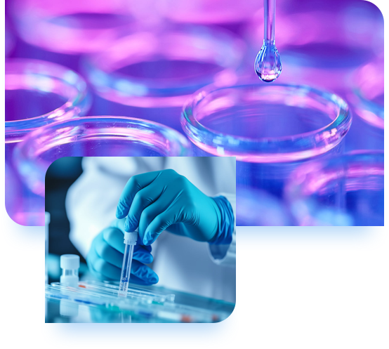 Images of clinical trials being done